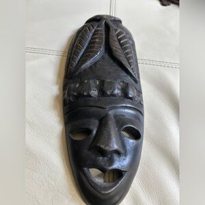 Handcrafted Black and Brown Tribal Mask